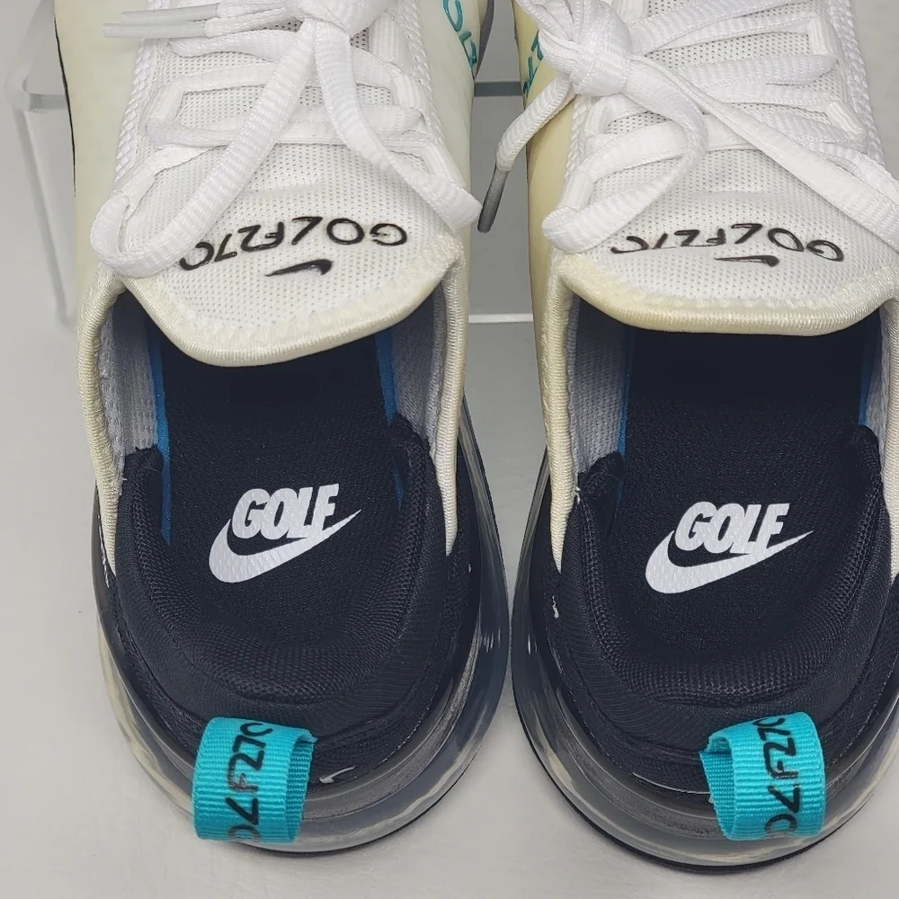 Nike Air Max 270 Golf Shoes Mens Size 4 Dusty Cactus Sneakers CK6483-100 New